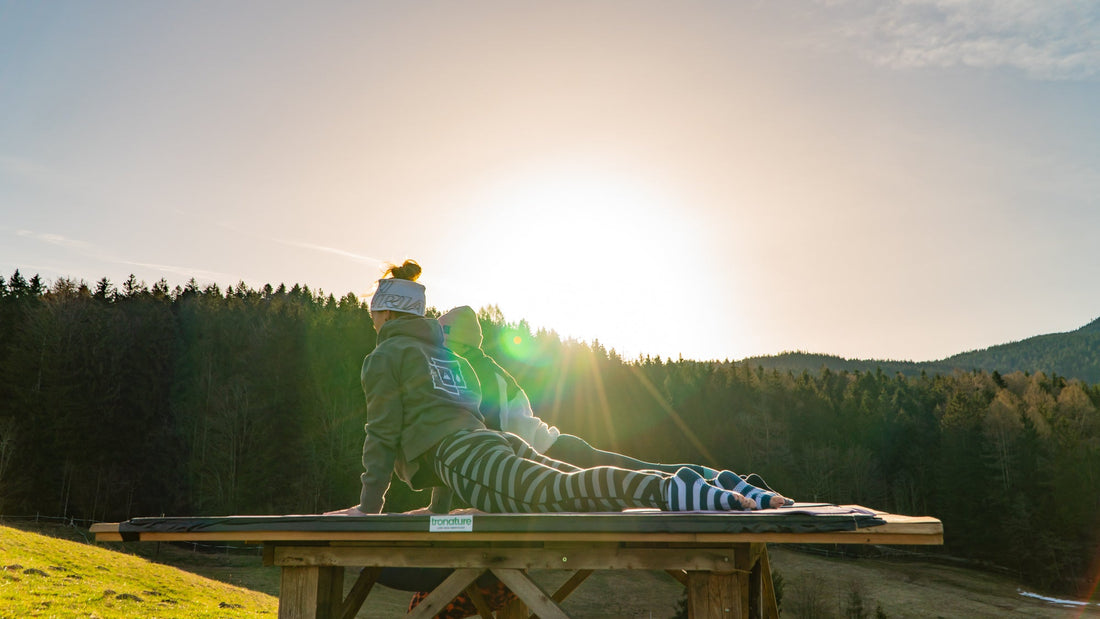 Rumpfstabilitaet trainieren mit dem BOLSTair — Training fuer Mountainbiker